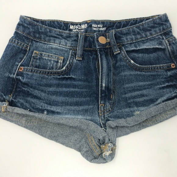 mossimo jean shorts womens